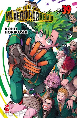 horikoshi kohei - my hero academia. limited edition. con poster. vol. 39