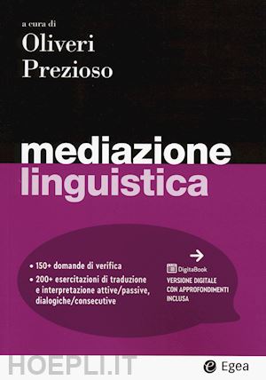 oliveri f. (curatore); prezioso g. (curatore) - mediazione linguistica. con digitabook