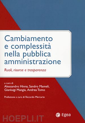 hinna alessandro - cambiamento e complessita' nella pubblica amministrazione