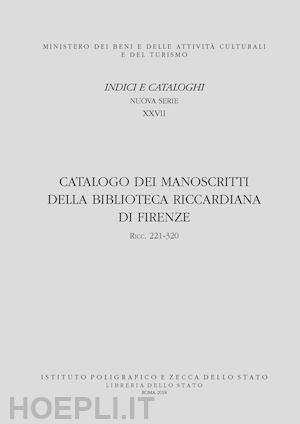 orbicciani laura - catalogo dei manoscritti della biblioteca riccardiana di firenze