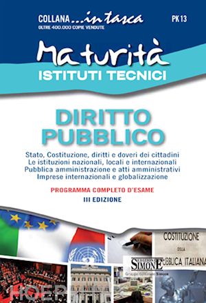 redazioni edizioni simone - maturità istituti tecnici - diritto pubblico