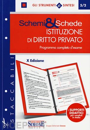  - schemi & schede istituzioni di diritto privato