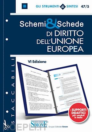 - schemi & schede di diritto dell'unione europea