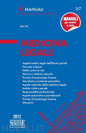 redazioni edizioni simone - medicina legale