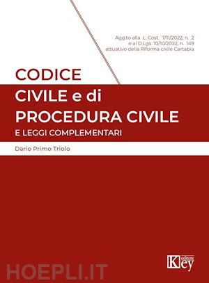 triolo dario primo - codice civile e di procedura civile e leggi complementari