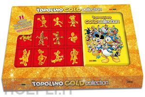  - topolino, paperino & co. golden collection. con 11 statuine dorate