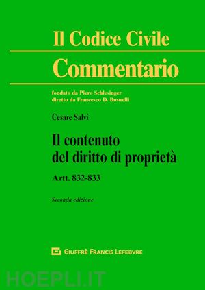 salvi cesare - contenuto del diritto di proprieta'