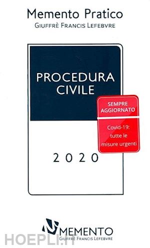  - memento pratico - procedura civile - 2020