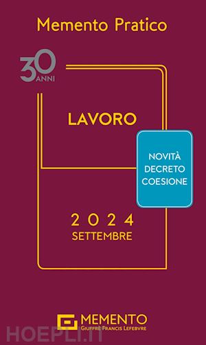 aa.vv. - memento pratico - lavoro - 2/2024 (settembre)