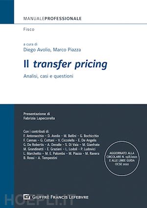 avolio diego; piazza marco - il transfer pricing