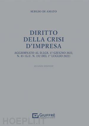 di amato sergio - diritto della crisi d'impresa