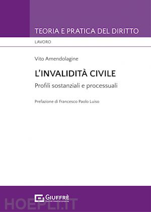 amendolagine vito - l'invalidita' civile