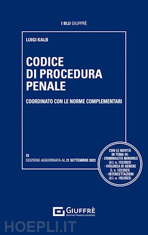 kalb luigi - codice di procedura penale