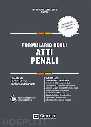 beltrani sergio; marandola antonella - formulario degli atti penali