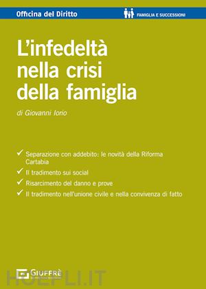 iorio giovanni - l'infedelta' nella crisi di famiglia