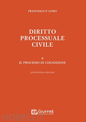 luiso francesco paolo - diritto processuale civile - ii