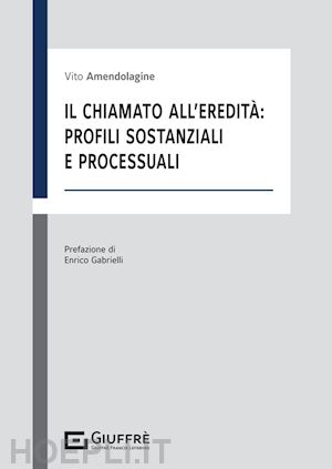 amendolagine vito - il chiamato all'eredita': profili sostanziali e processuali