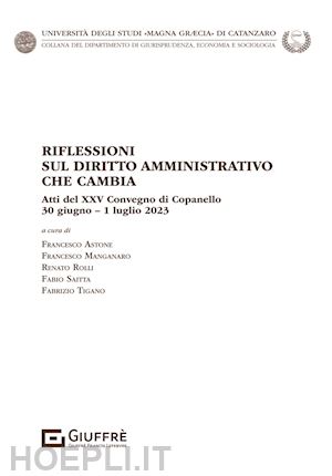 aa.vv. (curatore) - riflessioni diritto amministrativo che cambia