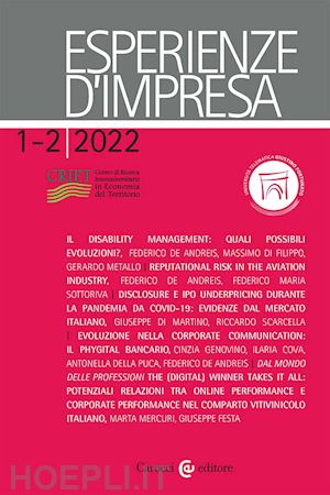  - esperienze d'impresa (2022). vol. 1-2