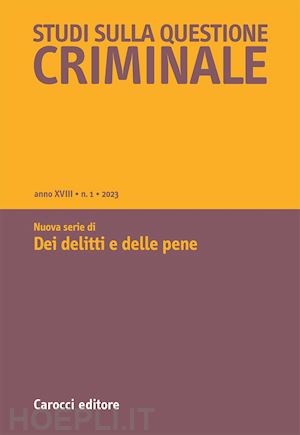  - studi sulla questione criminale (2024). vol. 2