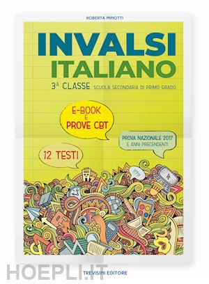 minotti roberta - invalsi italiano. per la scuola media. con e-book. con espansione online