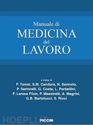 tomei f. candura s.m. sannolo n. sartorelli p. - manuale di medicina del lavoro