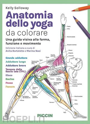 solloway kelly; bortolotto a. (curatore); nasi m. (curatore) - anatomia dello yoga da colorare. una guida visiva alla forma, funzione e movimen