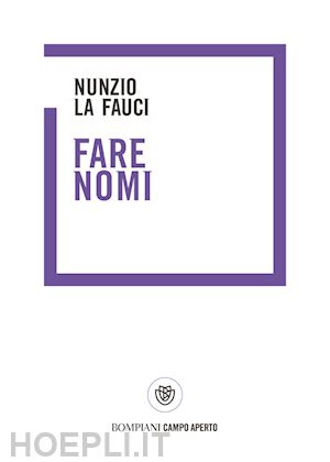 la fauci nunzio - fare nomi