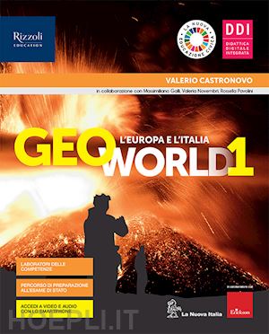 castronovo valerio - geoworld. con atlante guidato. per la scuola media. con e-book. con espansione o