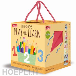 neil mathew - play and learn. numbers, shapes, colors, animals. eco-blocks. ediz. a colori