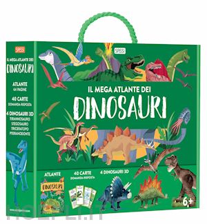 pesavento giulia - mega atlante dei dinosauri. ediz. a colori. con 40 carte domanda-risposta. con 4