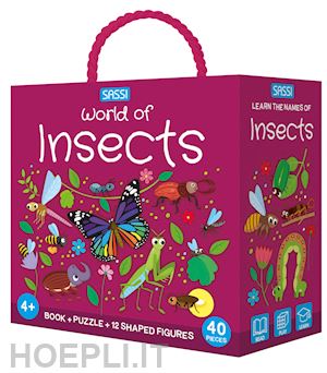 gaule matteo - world of insects. q-box. ediz. a colori. con puzzle
