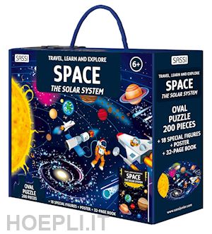 gaule matteo; fabris nadia - space. the solar system. travel, learn and explore. libro puzzle. ediz. a colori. con oval puzzle. con 18 special figures. con poster