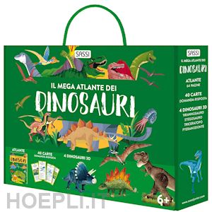 pesavento giulia - mega atlante dei dinosauri. nuova ediz. con 40 carte domanda-risposta. con 4 mod