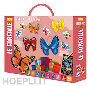  - le farfalle. mega box arts & crafts. ediz. a colori. con gadget