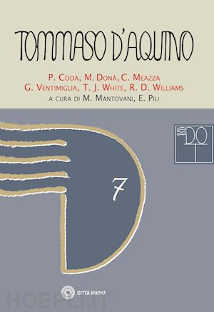 mantovani m.(curatore); pili e.(curatore) - tommaso d'aquino. croce-via di un'ontologia trinitaria?