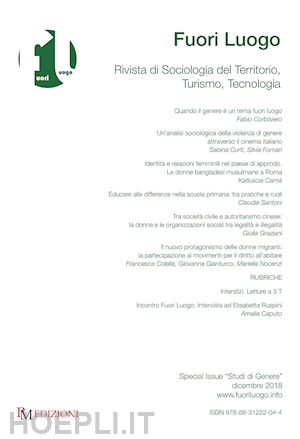  - fuori luogo. rivista di sociologia del territorio, turismo, tecnologia. special