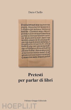 chello dario - pretesti per parlar di libri