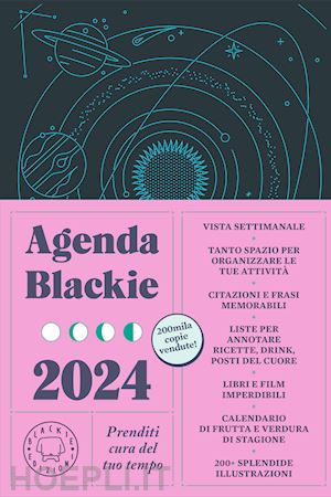 lopez valle daniel - agenda blackie 2024 settimanale 12 mesi. prenditi cura del tuo tempo
