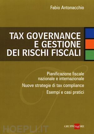antonacchio fabio - tax governance e gestione dei rischi fiscali