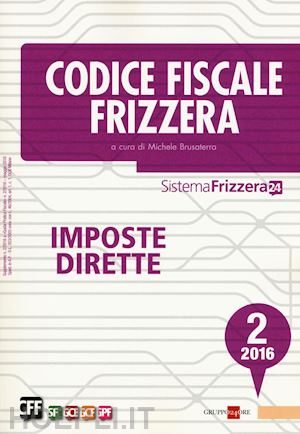 brusaterra michele; (curatore) - codice fiscale frizzera - imposte dirette 2 -2016