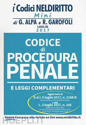 alpa g.; garofoli r. - codice di procedura penale