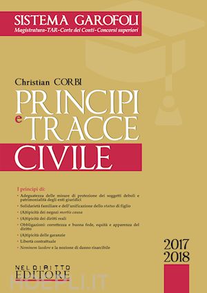 corbi christian - principi e tracce - civile