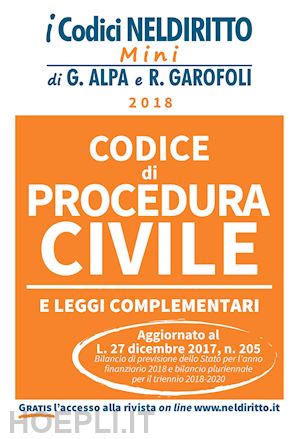 alpa g.; garofoli r. - codice di procedura civile