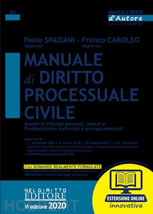 spaziani paolo; caroleo franco - manuale di diritto processuale civile