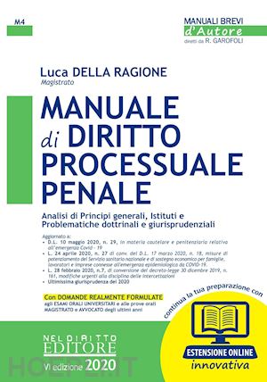 della ragione luca - manuale di diritto processuale penale