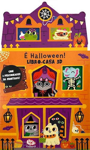 doyle lizzy - e halloween! libro-casa 3d. ediz. a colori