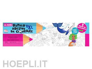  - rotolo adesivo da colorare xxl. nel mare. ediz. illustrata