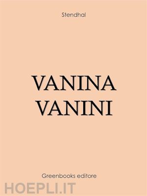 stendhal - vanina vanini