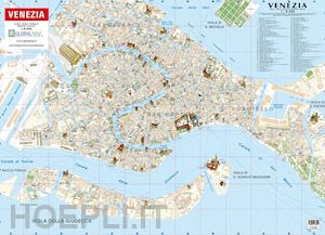 Venezia Pianta Della Citta In Tyvek Antistrappo Lavabile Vv Cartina Geografica Lac 11 19 Hoepli It